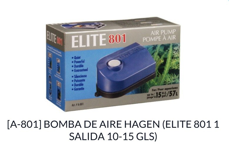 BOMBA ELITE 801 15 GALONES