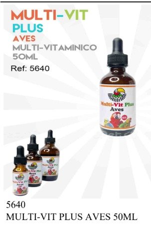 MULTI-VIT PLUS AVES 50 ML 05640 JPETS