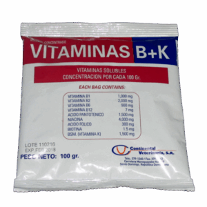 VITAMINAS B+K SOBRES