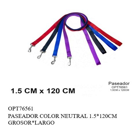PASEADOR COLOR NEUTRAL 1.5X120 CMS LARGO JPETS OPT76561