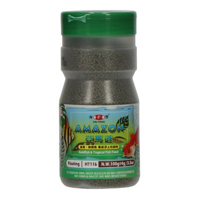 ALIMENTO AMAZON GOLD FISH HT116 100 GRAMOS HT116