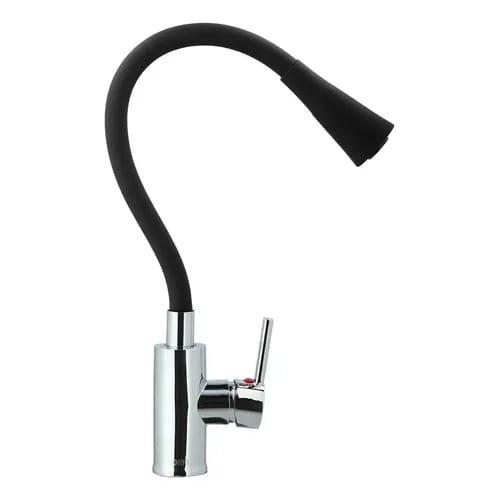 GRIFERIA CF035 LAVAPLATO NEGRO FLEXIBLE