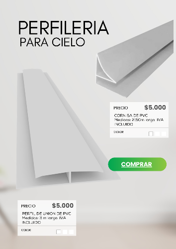 CORNISA BLANCO MATE 2.5M