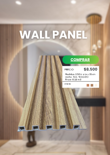 WPC WALL PANEL MADERA 2,50 X 21