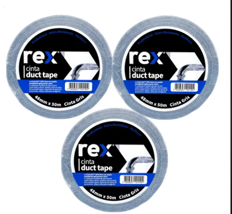 REX CINTA DUCT TAPE 48MM X 10 MTS