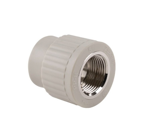 Adaptador Rosca Metálica SO - HI Ø 25mm - 3/4" PPR Gris (cuarenta y ocho) 1236146