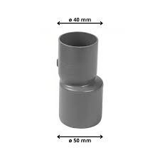 Reducción Cementar Excentrica Ø 50mm - 40mm Sanitaria Gris 1236205