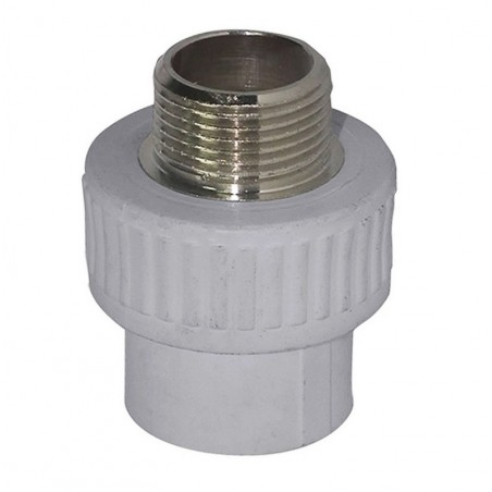 Adaptador Rosca Metálica SO - HE Ø 32mm - 1" PPR Gris (cuarenta y seis)1236144