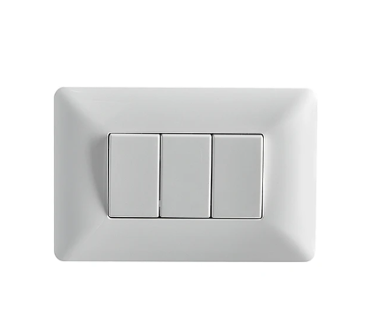 INTERRUPTOR TRIPLE (9/32) 10A 250V BLANCO STANFORD