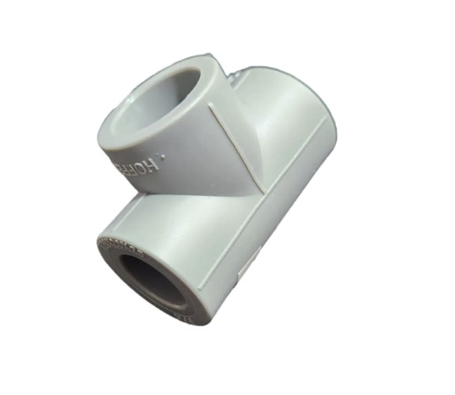 Tee 90° de Reducción SO - SO - SO Ø 20mm - 20mm - 25mm PPR gris 1236155