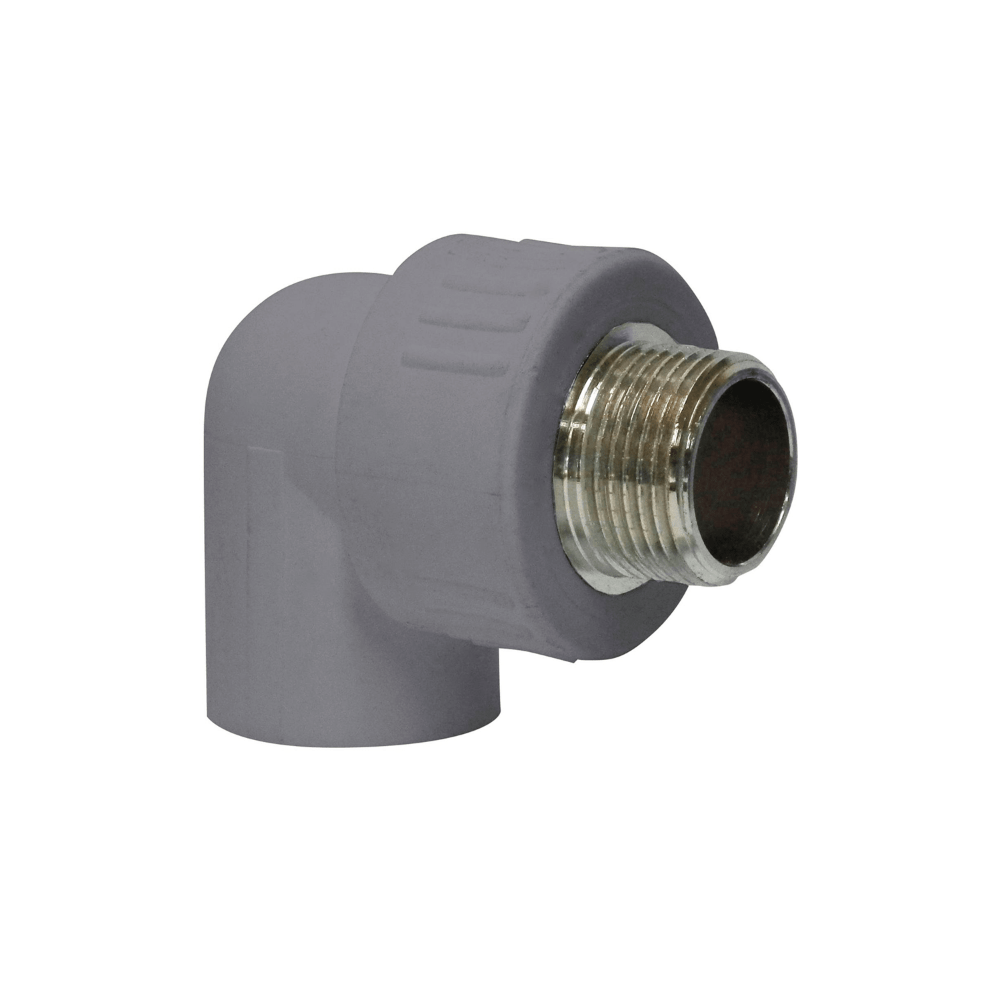 CODO 90° SOLDAR/HE PPR GRIS 25MMX3/4"