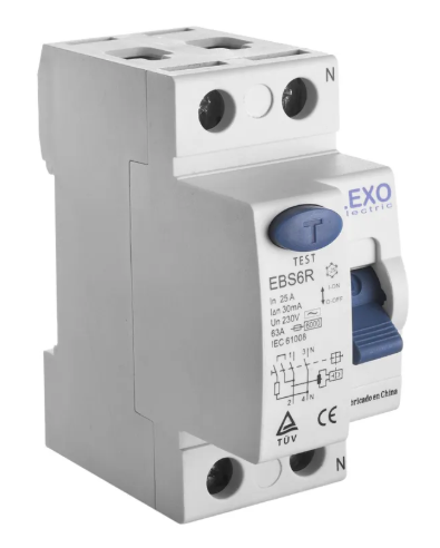 INTERRUPTOR DIFERENCIAL LEXO 447020 Int. Diferencial Lexo Ebs6Bn 2X25A 30Ma1235954