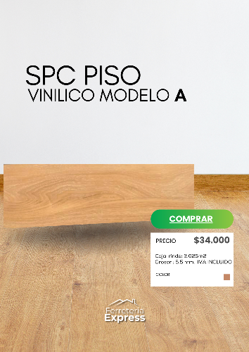 SPC PISO VINILICO MADERA MODELO A 2,025 M2Z102A