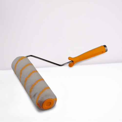 RODILLO DE PINTAR  CON DOBLE RAYAS AMARILLAS 10"CFH-Y05003