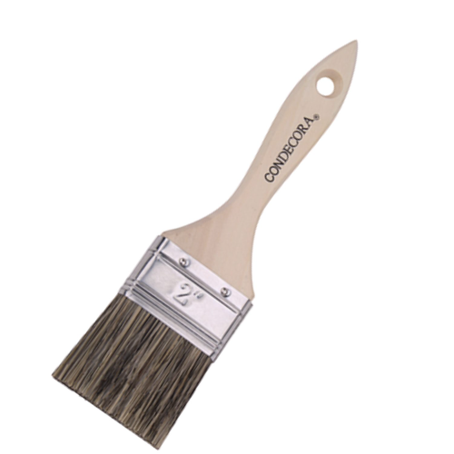 BROCHA CONDECORA 2.1/2" CERDA GRIS MGO/MADERA24181256