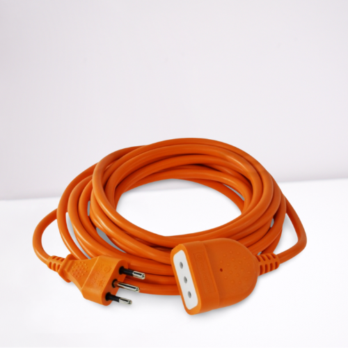 ALARGADORES LEXO 447002 Alargador Simple 10A 2P + T 10 Metros Naranjo 1235931