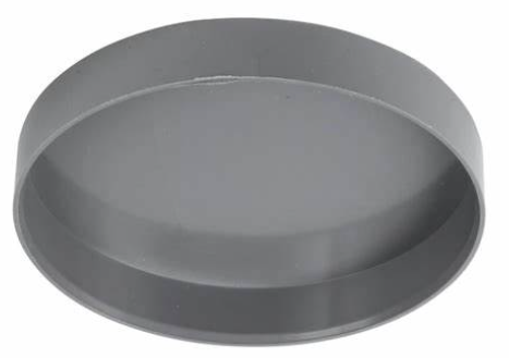 Tapa gorro cementar 40mm sanitaria gris