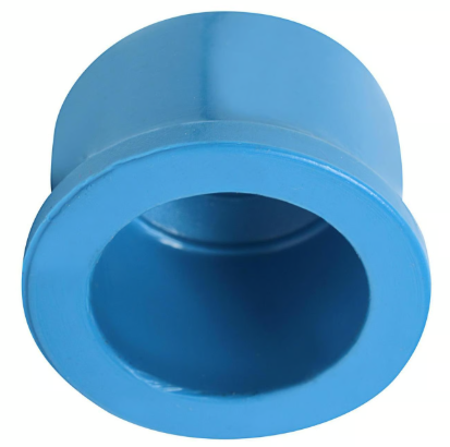 TAPA GORRO PVC CELESTE 20MM PN10