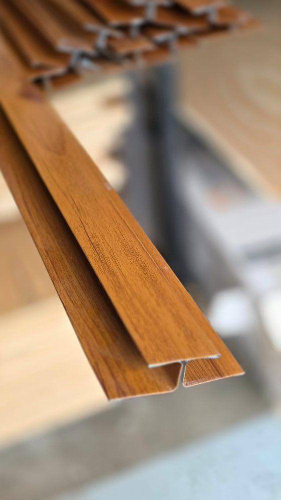 Perfil H union metal siding