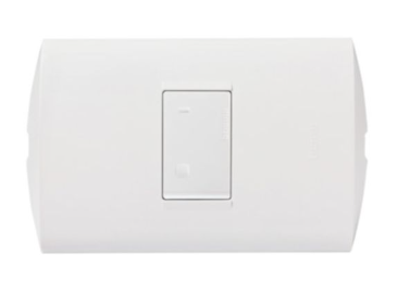 [0100IA0261] INTERRUPTOR SIMPLE EMBUTIDO 9/12-10 AMPERES BLANCO ARIS MEC