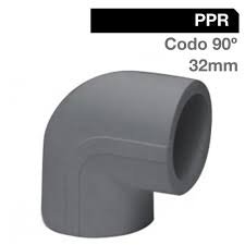 Codo 90° SO - SO Ø 32mm PPR Gris (sesenta)1236151