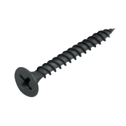 Tornillo drywall  6 x 1-1/4" caja x 500 (pf) negro rosca fina un1235244