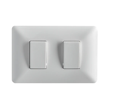 INTERRUPTOR DOBLE (9/15) 10A 250V BLANCO STANFORD