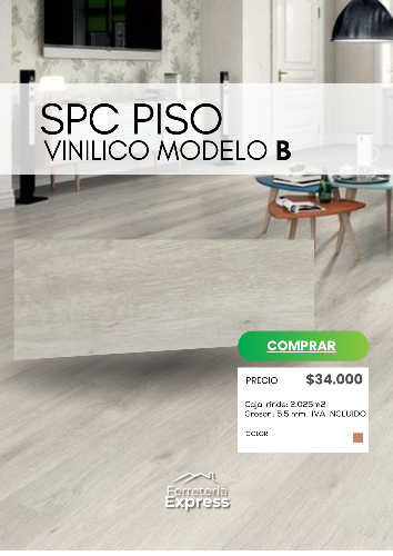 SPC PISO VINILICO MODELO B 2,025 M2Z104B