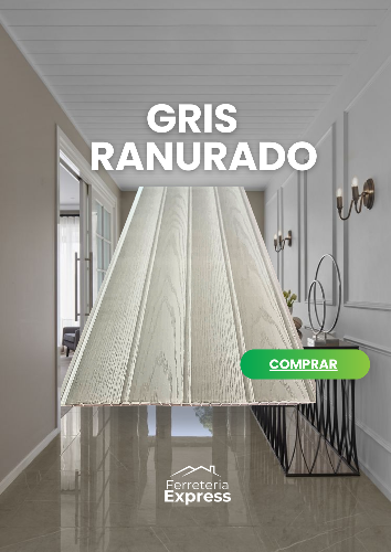 CIELO GRIS RANURADO