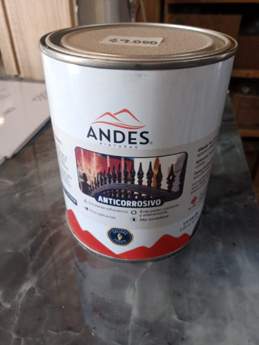 ANTICORROSIVO NEGRO 1/4 GALON ANDESAS1065