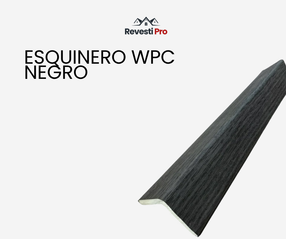 PERFIL ESQUINERO NEGRO WPC WT049