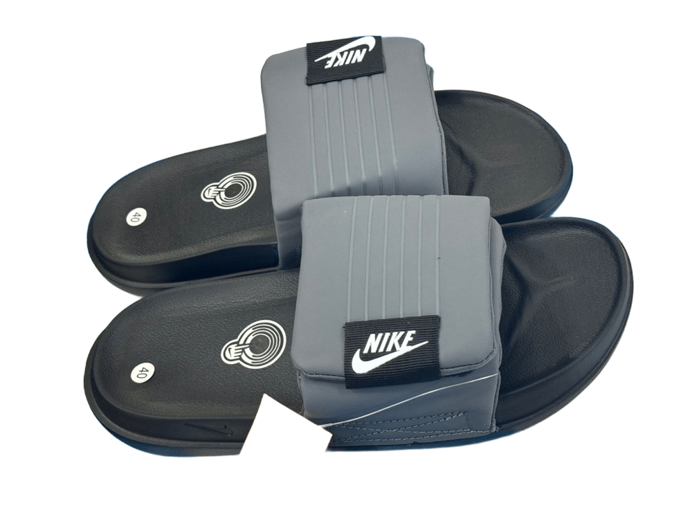sandalias nike sb gris negro