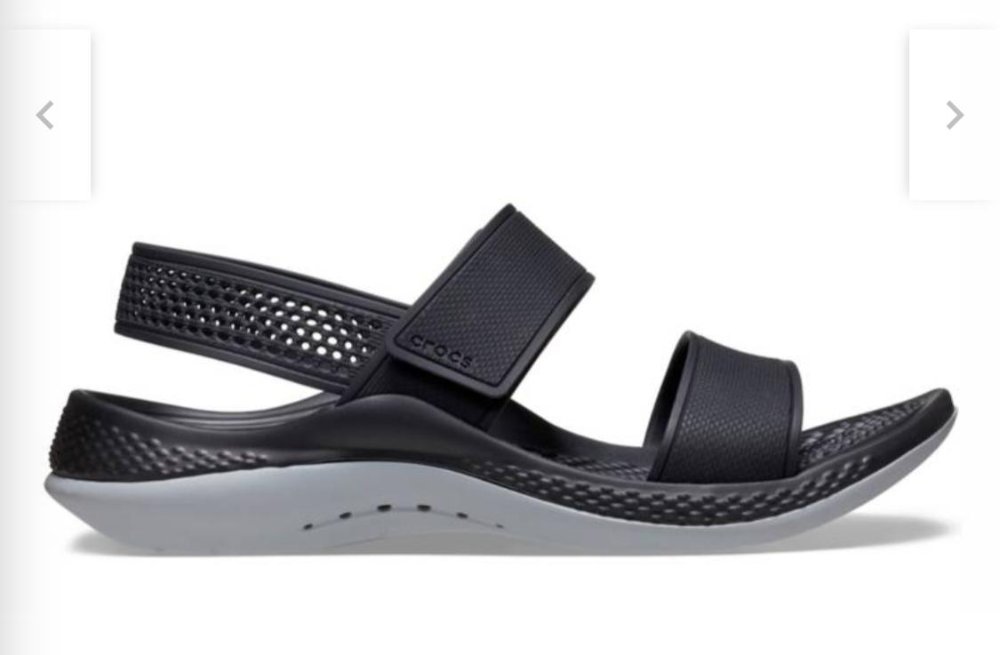 crocs sandalia 360 negra