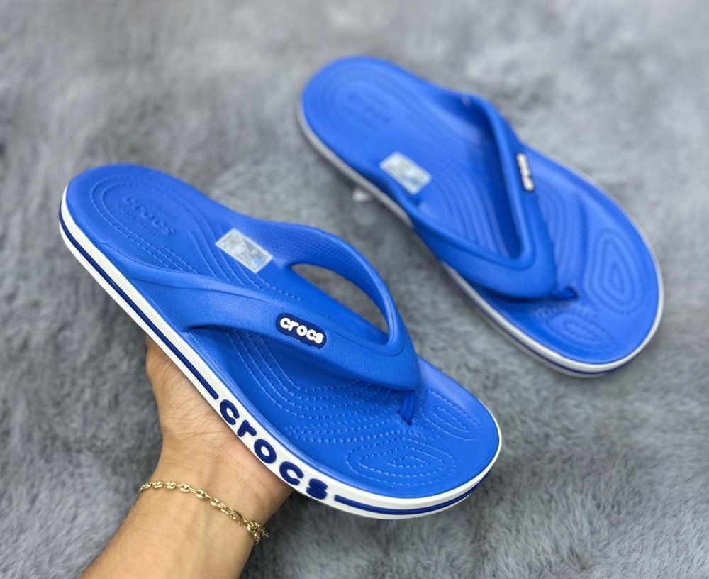 crocs tres puntadas azul rey