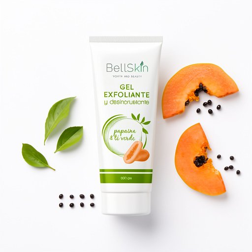 GEL EXFOLIANTE Y DESINCRUSTANTE PAPAINA Y TÉ VERDE 300 g
