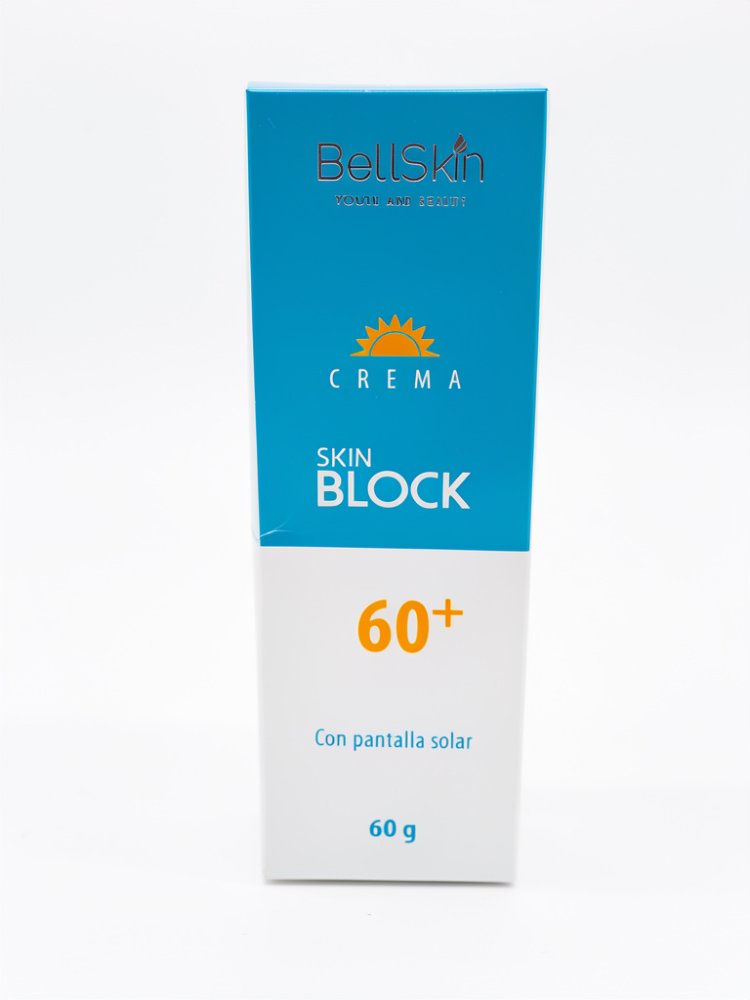 SKIN BLOCK BLOQUEADOR SOLAR COLOR BELLSKIN SPF 60 (60 g)