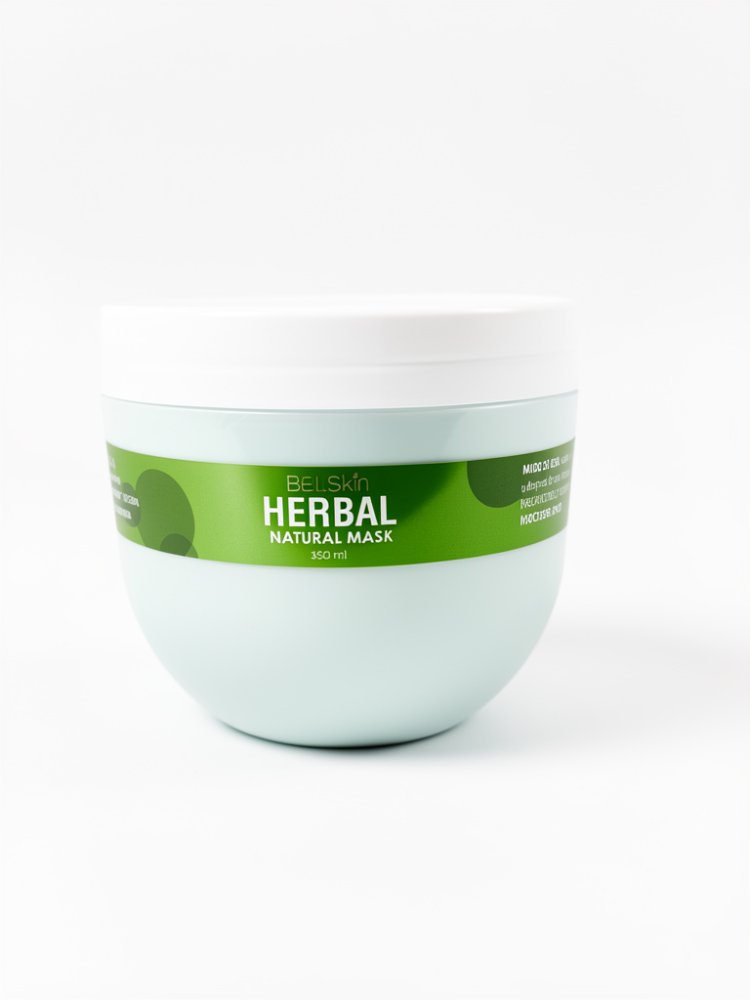 NATURAL MASK HERBAL POSTPEELING, hamamelis,calendula y manzanilla, descongestionante y calmante 350 g