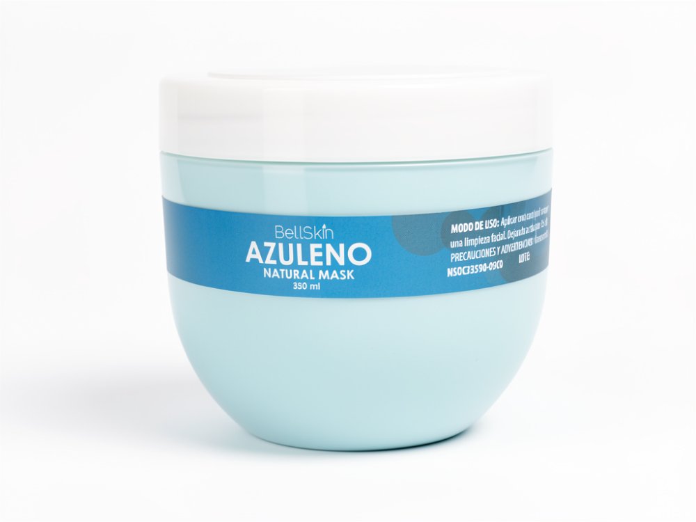 NATURAL MASK AZULENO, Descongestiva, Refrescante, 350g