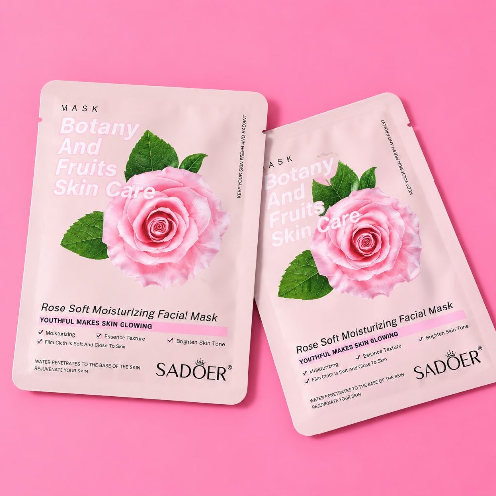 MASCARILLA FACIAL ROSA