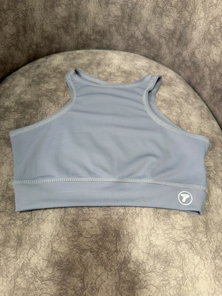 Top T esqueleto - Gris