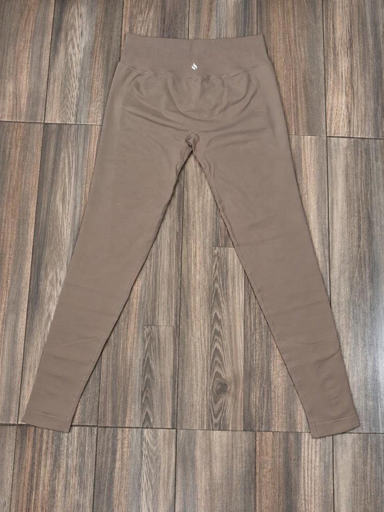 Leggins largo acanalado - Palo de Rosa