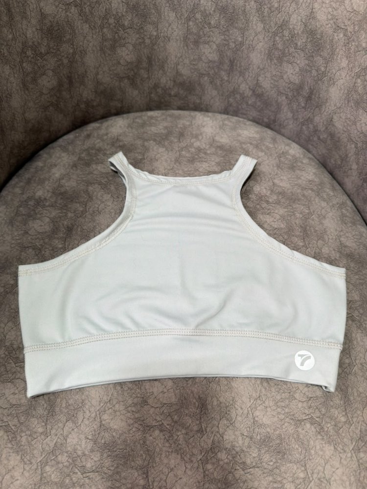 Top T esqueleto - Celeste pastel