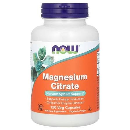 Magnesium citrate now 120caps