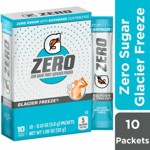 Gatorade zero glacier freeze paks