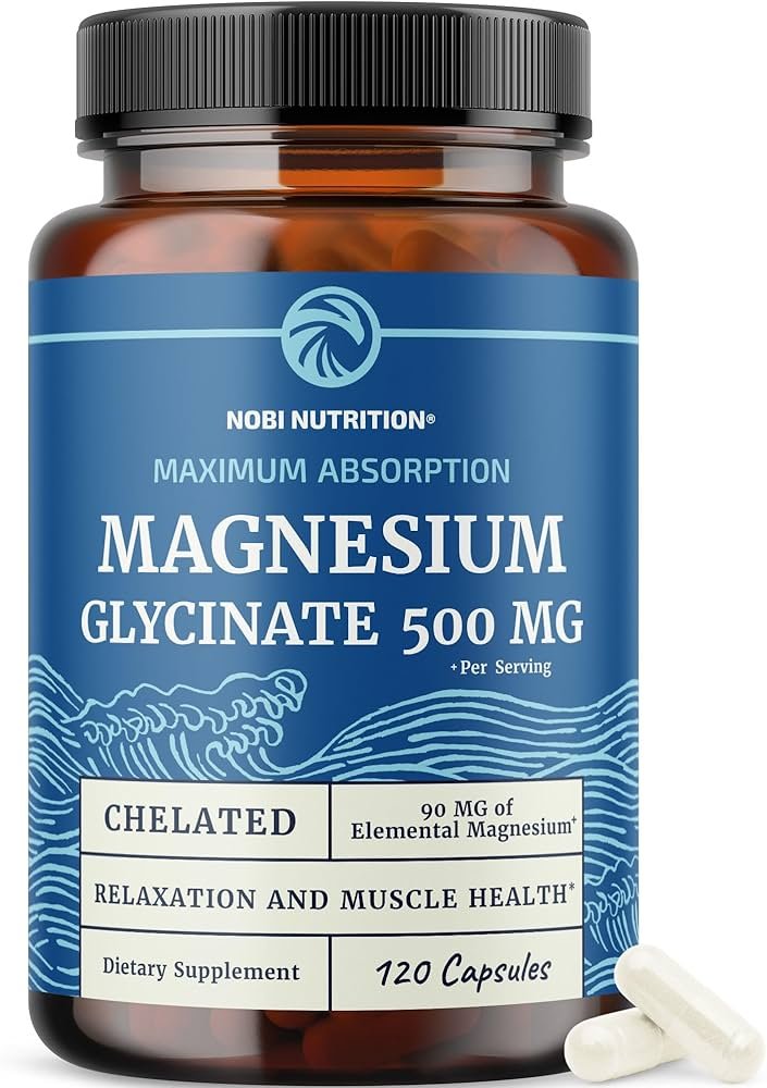 MAGNESIUM GLYCINATE NOBI NUTRITION 120 CAPS