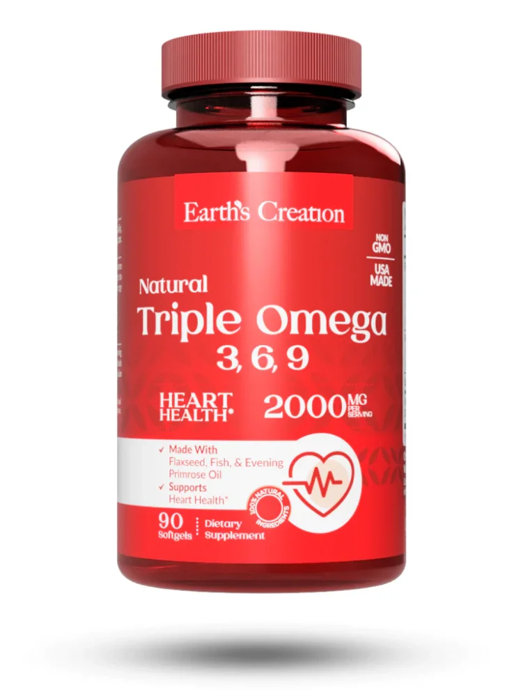 EARTH CREATION TRIPLE OMEGA 90 CAPS