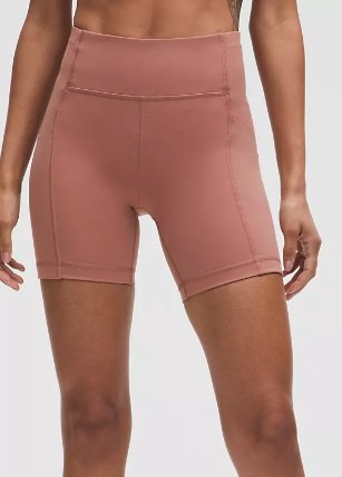 Lululemon Biker TALLA 6 COLOR MAUVE