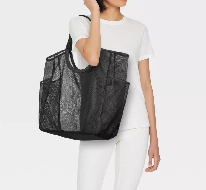 BOLSO TOTE BAG DE MESH GRANDE