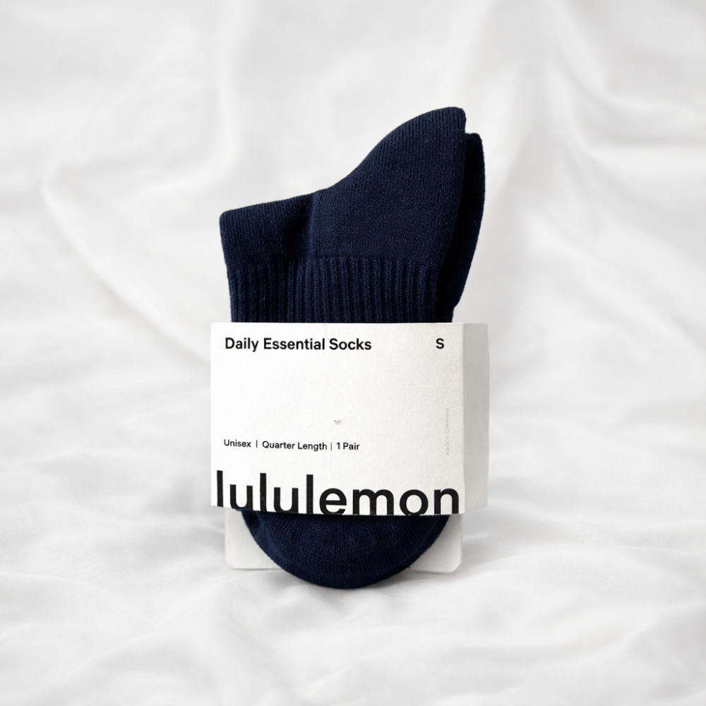 Medias Quarter Length Azul – Lululemon Unisex Talla S