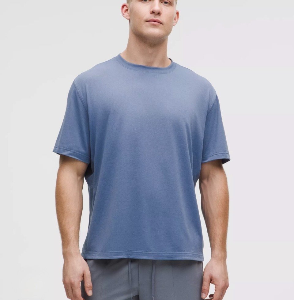 Lululemon Camisetas de Hombre TALLA L CELESTE